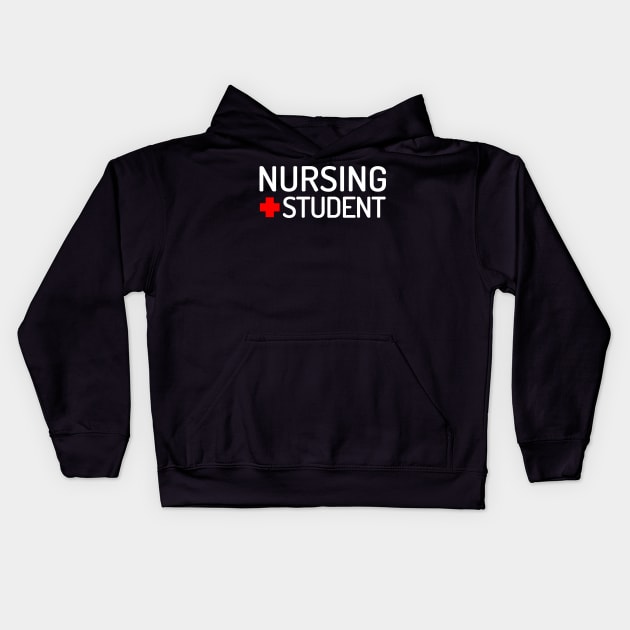 Nursing Student Kids Hoodie by Mas Design